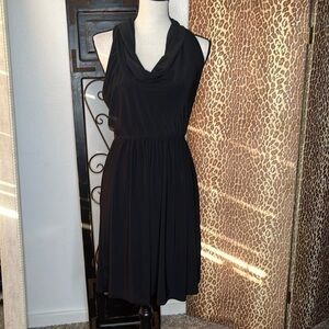 Judith March black halter dress Sz large